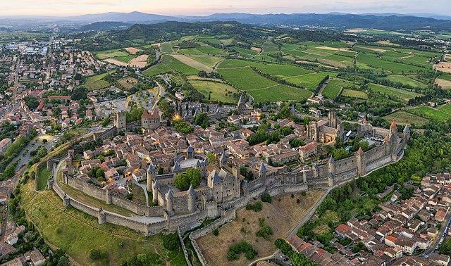 Carcassonne/immobilier/CENTURY21 Immo Conseil 11/Carcassonne vue aérienne